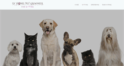 Desktop Screenshot of inhomepetgroomer.com